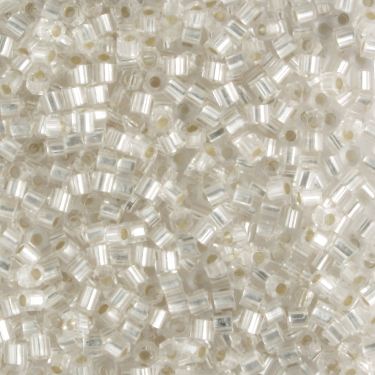 15/0 Hex Frosted Silver Lined Crystal - 5 grams