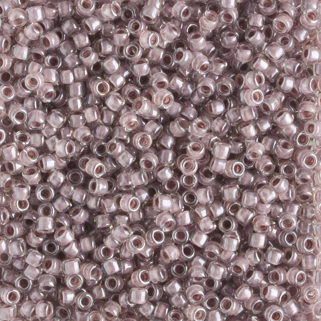 15/0 Lavender Lined Crystal - 5 grams