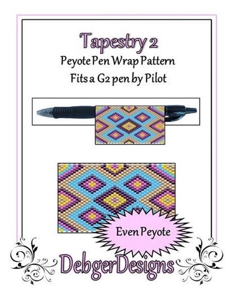Tapestry 2 Pen Wrap Pattern - PDF