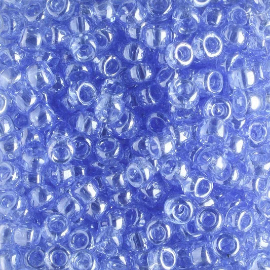 8/0 Transparent Luster Light Sapphire - 10 grams