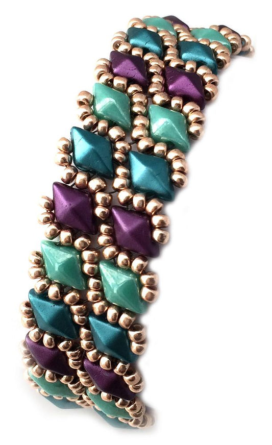 Diamonesque Bracelet Pattern - PDF