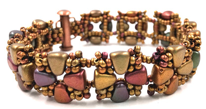 Nibble Bracelet and Earrings Pattern - PDF