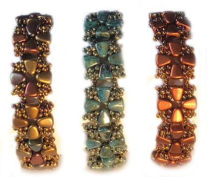 Nibble Bracelet and Earrings Pattern - PDF