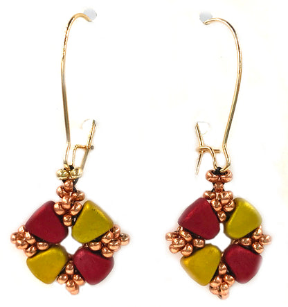 Nibble Bracelet and Earrings Pattern - PDF