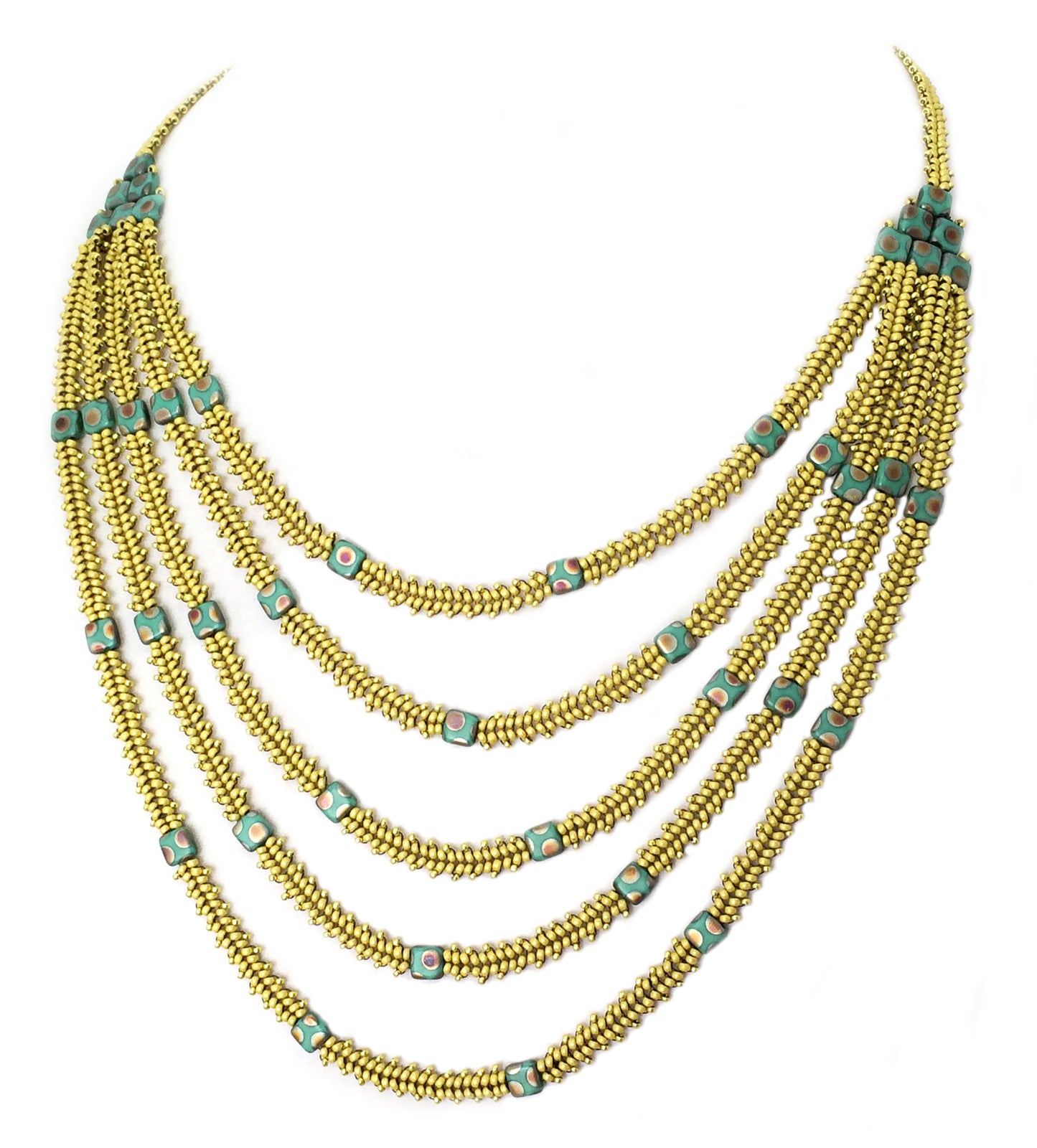 Ellipse Necklace Pattern - PDF