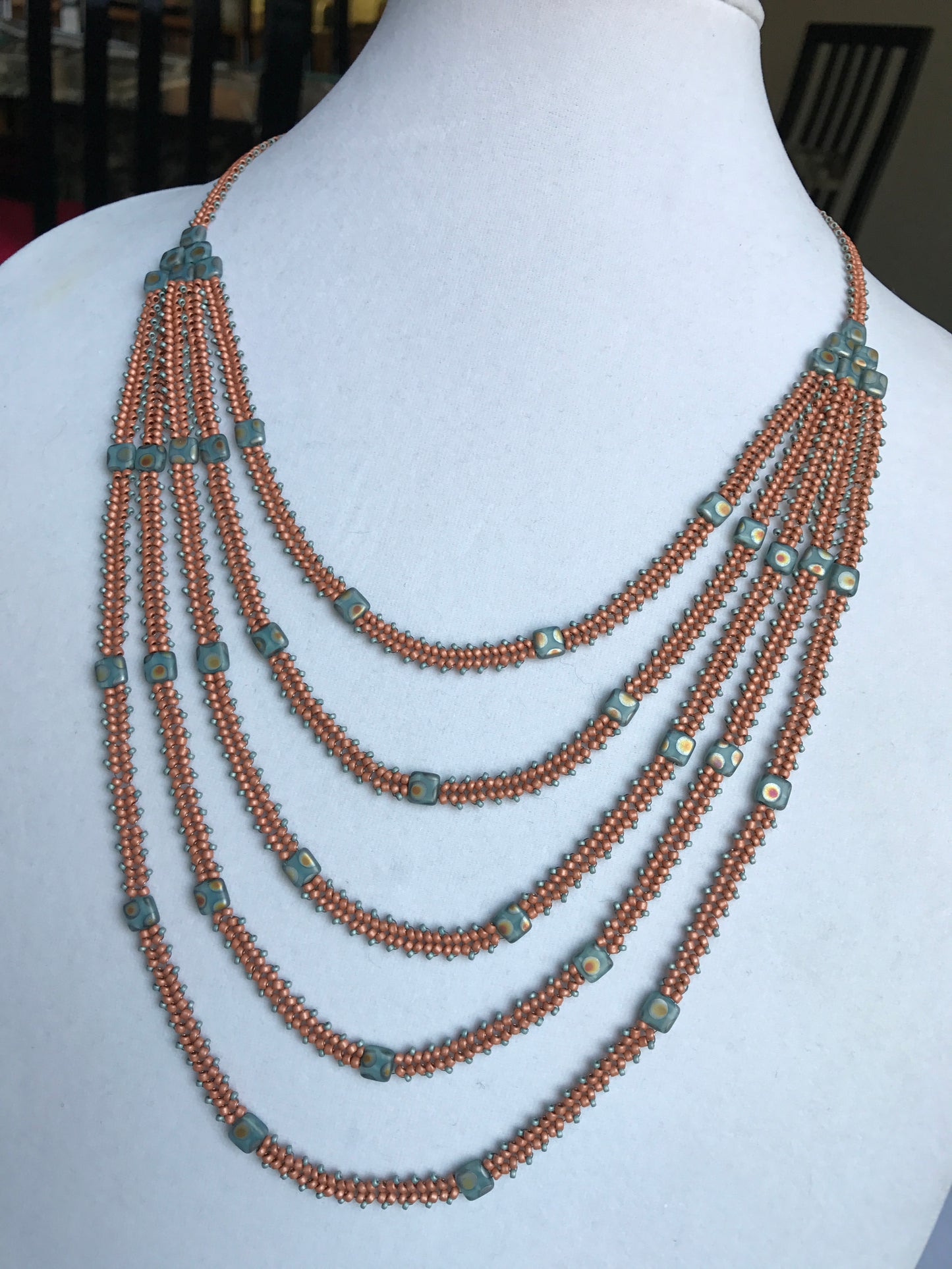 Ellipse Necklace Pattern - PDF