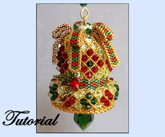 Crystal Bell Ornament Pattern - PDF