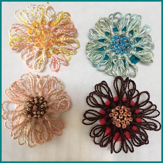 Daisy Pin Kit - assorted colors