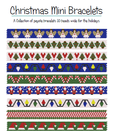 Christmas Minis Bracelet Patterns - PDF