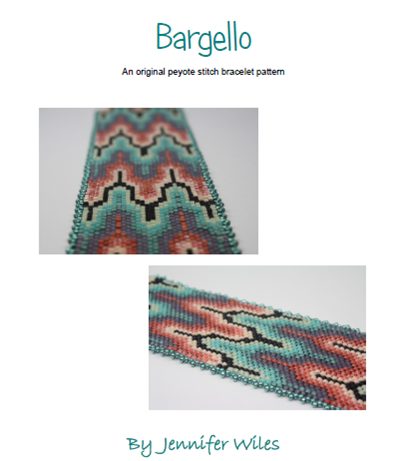 Bargello Bracelet Pattern - PDF