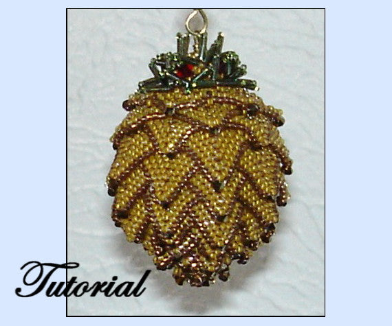 Pinecone Ornament Pattern - PDF