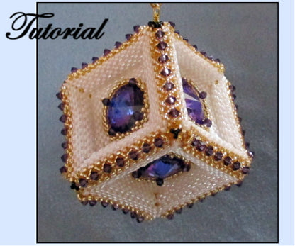 Shadow Box Cube Ornament Pattern - PDF