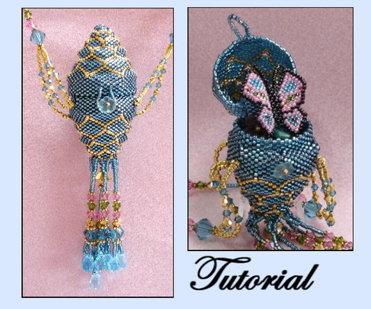 Jewel Cocoon Necklace Pattern - PDF