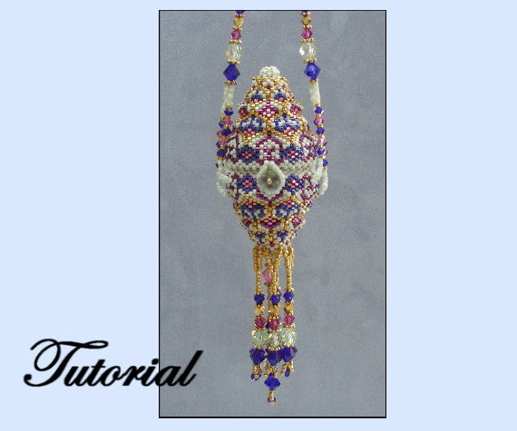 Jewel Cocoon Necklace Pattern - PDF