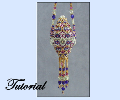 Jewel Cocoon Necklace Pattern - PDF
