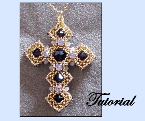 The Cubic Right Angle Weave (CRAW) Cross Pattern - PDF