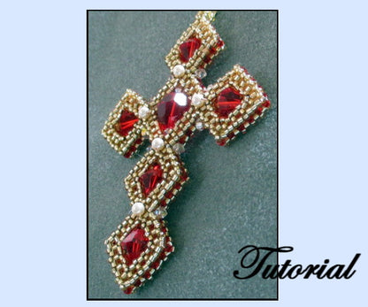 The Cubic Right Angle Weave (CRAW) Cross Pattern - PDF