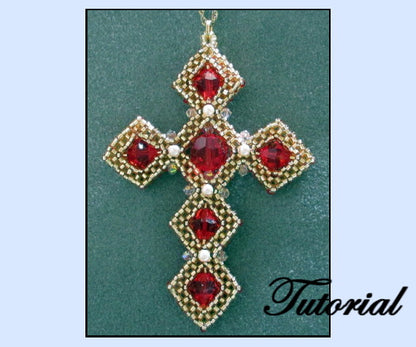 The Cubic Right Angle Weave (CRAW) Cross Pattern - PDF