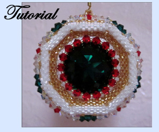 The Large Crystal Wheel Ornament Pattern - PDF