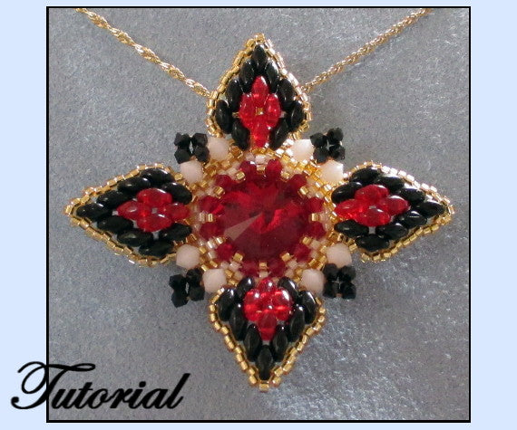 Zia Pendant Pattern - PDF